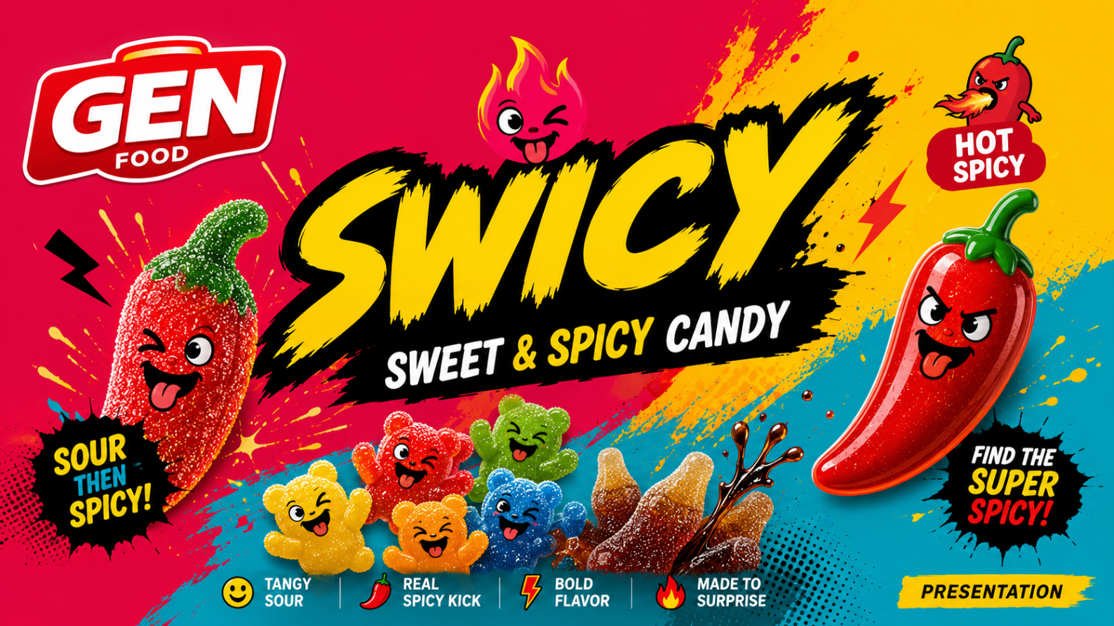 Swicy Sweet & Spicy Candy